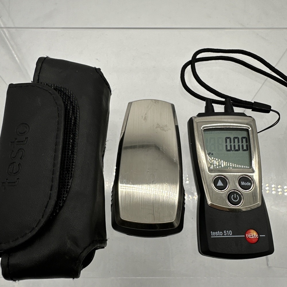 Testo 510 Digital Manometer Dual Port Differential Pressure Meter